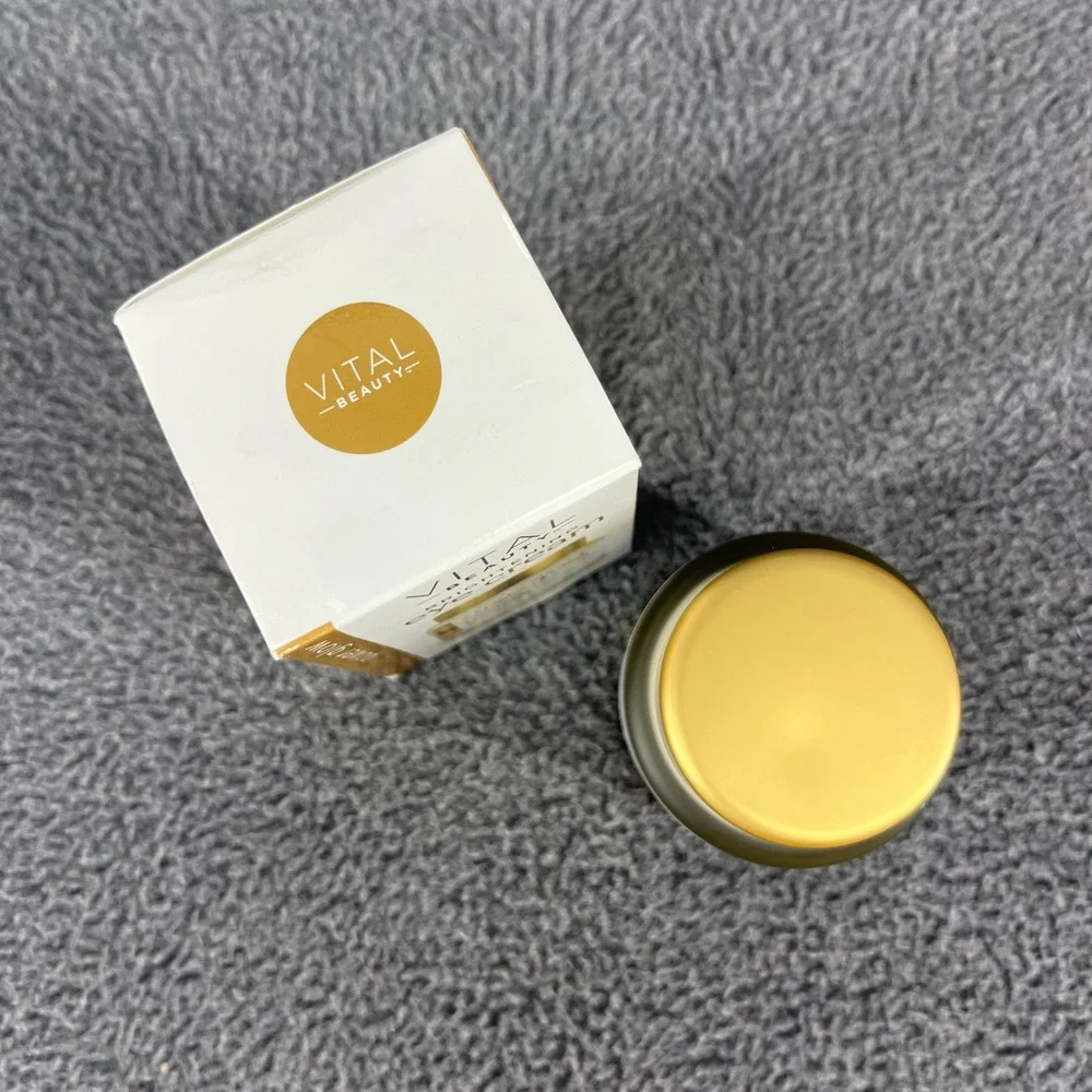 Vital Beauty Brightening Eye Cream Vitamin C Caffeine Power Glow Skincare 1 oz